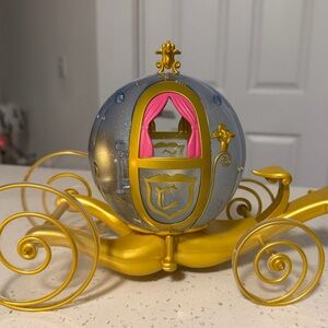 Disney Gold and Silver Carriage Toy